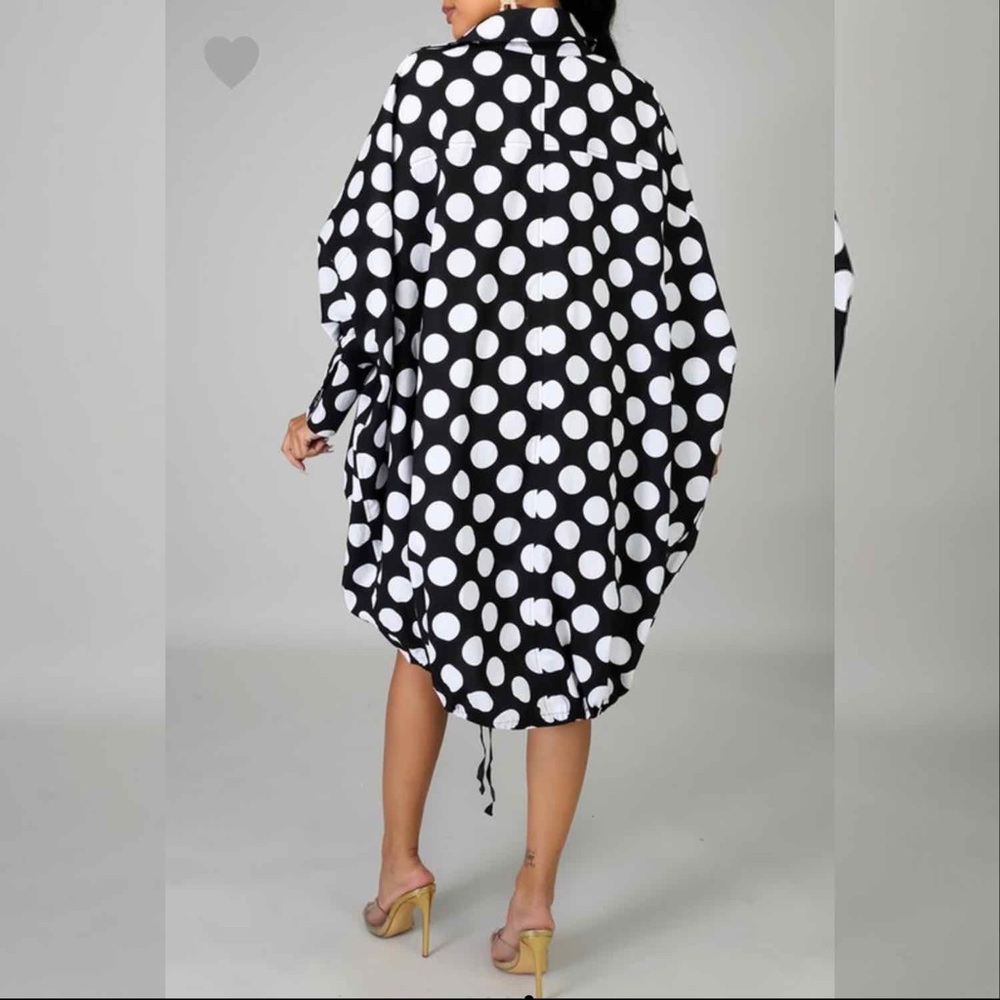 Polka Dot Midi Dress - Picture 3 of 3